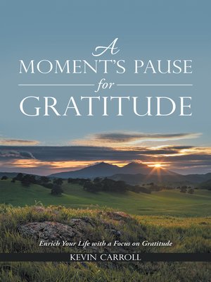cover image of A Moment's Pause for Gratitude